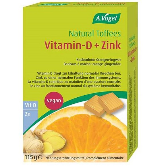 A.Vogel Natural Toffees Vitamin-D & Zink 115g