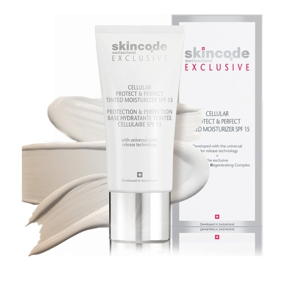 Skincode Cellular Protect & Perfect Tinted Moisturizer Spf15, 30ml