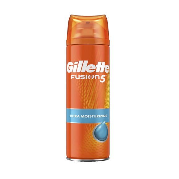 Gillette Fusion 5 Ultra Moisturizing Shaving Foam Αφρός Ξυρίσματος σε Μορφή Τζέλ για Βαθύ Ξύρισμα & Μέγιστη Ενυδάτωση 200ml
