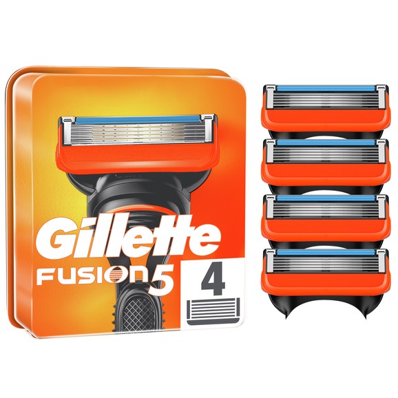 Gillette Fusion5 Ανταλλακτικά Ξυριστικής Μηχανής 4τεμάχια Gillette Fusion5 Ανταλλακτικά Ξυριστικής Μηχανής 4τεμάχια
