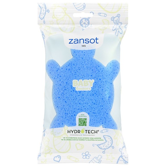 Zansot Baby 6 Months Sponge 1 Τεμάχιο - Μπλέ Χελωνίτσα