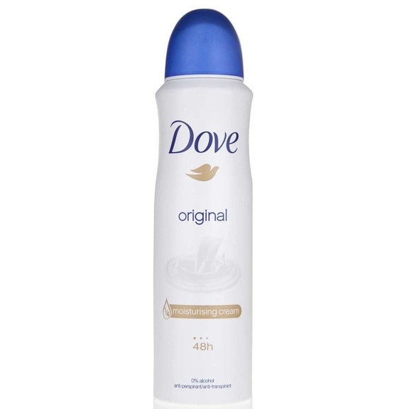 Dove Deo Spray Original 48h Αποσμητικό 48ωρης Αντιιδρωτικής Προστασίας με Διακριτικό Άρωμα 150ml