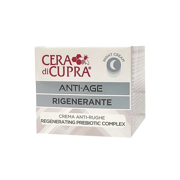 Cera Di Cupra Anti-Age Regenerante Αντιρυτιδική  Κρέμα Νύχτας με Προβιοτικό Σύμπλεγμα Αναδόμησης 50ml