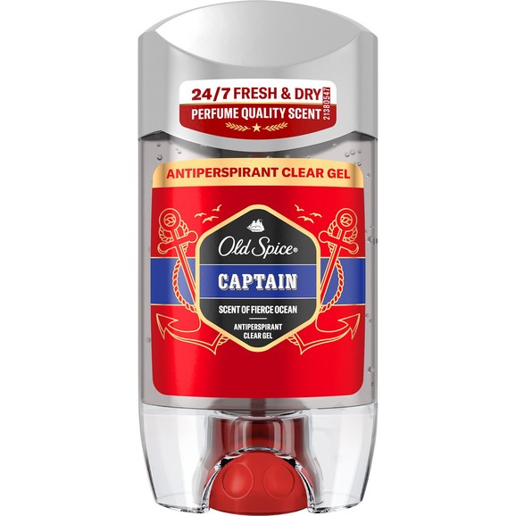 Old Spice Captain Antiperspirant Clear Gel Stick 70ml
