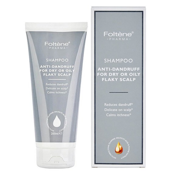 Foltene Pharma Anti-Dandruff Shampoo for Dry or Oily Flaky Scalp 200ml