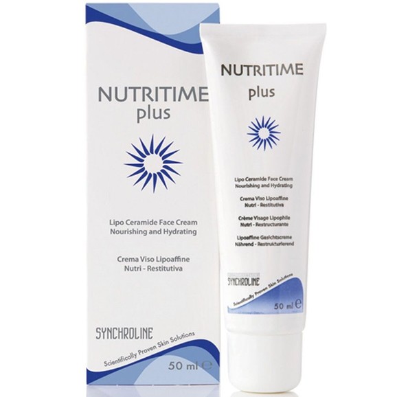 Synchroline Nutritime Plus Face Cream Ενυδατική - Θρεπτική Κρέμα Προσώπου και Λαιμού για Ξηρό και Πολύ Ξηρό Δέρμα 50ml