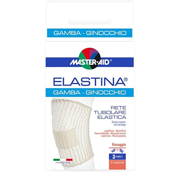 Master Aid Elastina Gamba - Ginocchio Ελαστικός Διχτυωτός Επίδεσμος Για Μηρό Και Γόνατο 3m