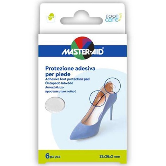 Master Aid Adhesive Foot Protection Pad 32x26x2mm 6 Τεμάχια