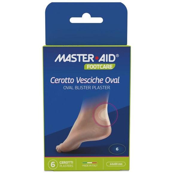 Master Aid Footcare Oval Blister Plaster 6 Τεμάχια 