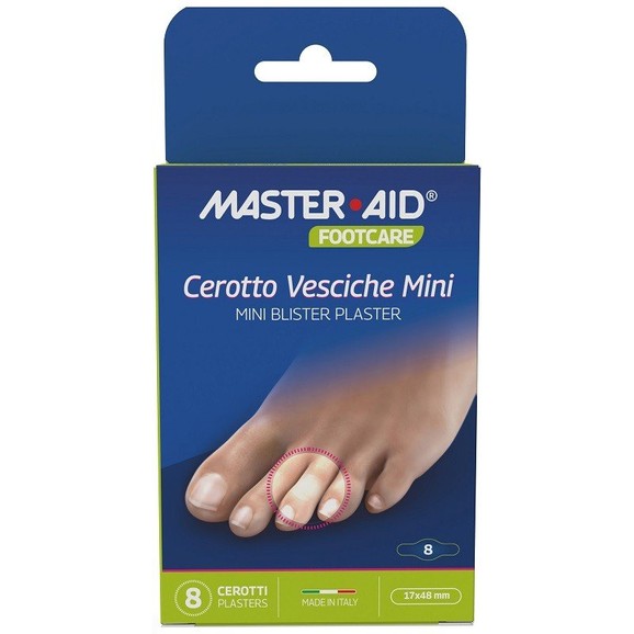 Master Aid Footcare Mini Blister Plaster 8 Τεμάχια