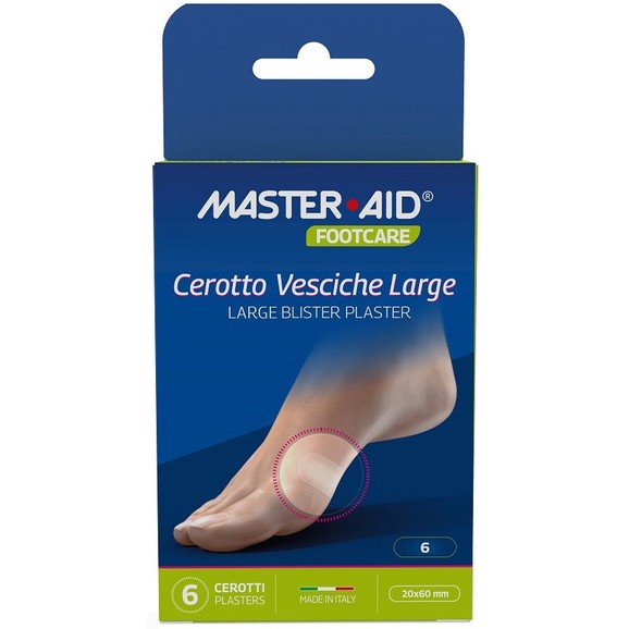 Master Aid Footcare Large Blister Plaster 6 Τεμάχια