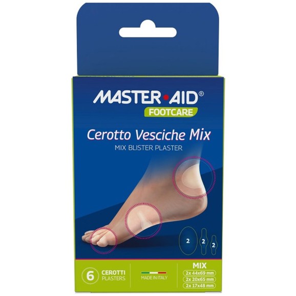 Master Aid Footcare Mix Foot Blister Plaster 6 Τεμάχια 