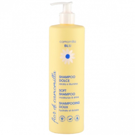 Camomilla Blu Fior Di Camomilla Soft Shampoo Moisturize & Shine 500ml Camomilla Blu Fior Di Camomilla Soft Shampoo Moisturize & Shine 500ml