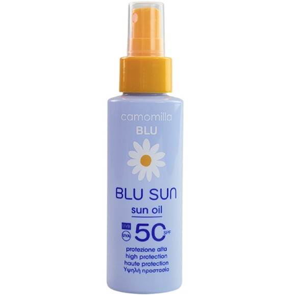 Camomilla Blu Sun Light Dry Touch Texture Spf50 Sunscreen Body Oil 100ml