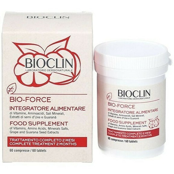 Bioclin Bio-Force Food Supplement for Hair 60tabs