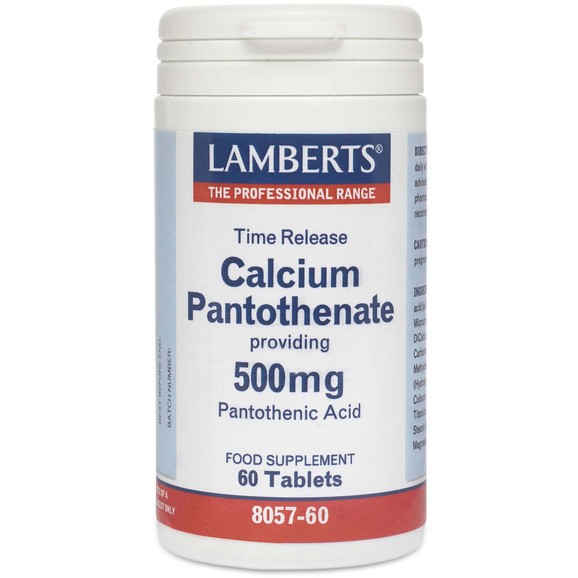 Lamberts Calcium Pantothenate 500mg 60 tabs