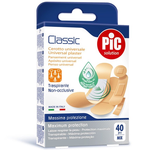 Pic Solution Classic Universal  Breathable Plaster 40 Τεμάχια