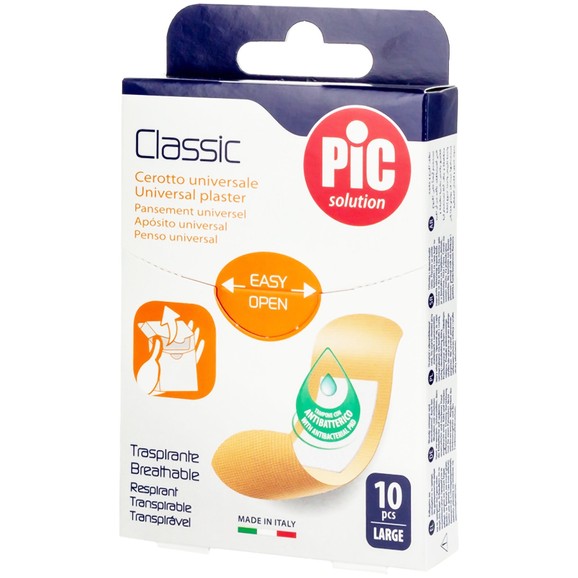 Pic Solution Classic Universal Breathable Large Plaster 10 Τεμάχια