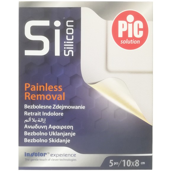 Pic Solution Si Silicon Painless Removal Strips 5 Τεμάχια - 10x8cm