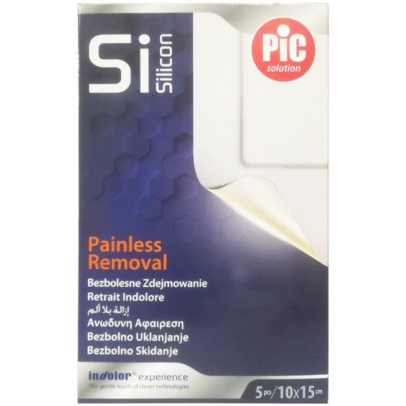 Pic Solution Si Silicon Painless Removal Strips 5 Τεμάχια - 10x15cm
