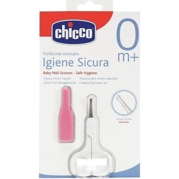 Chicco Ψαλιδάκι Ασφαλείας με Θήκη Ροζ Chicco Ψαλιδάκι Ασφαλείας με Θήκη Ροζ