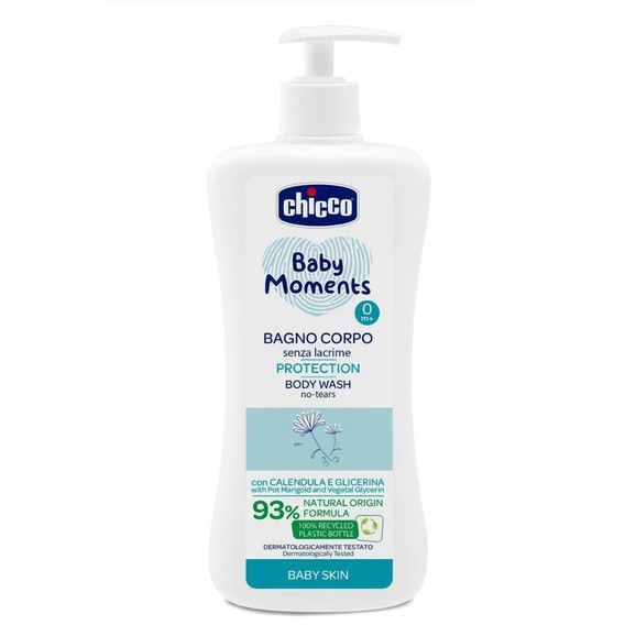Chicco Baby Moments 0m+ Bath Protection with Calendula 500ml