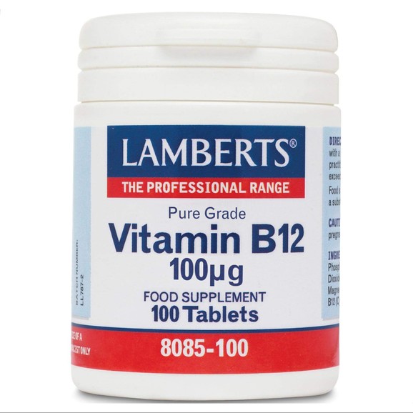 Lamberts Vitamin B12 100μg 100tabs Lamberts Vitamin B12 100μg 100tabs