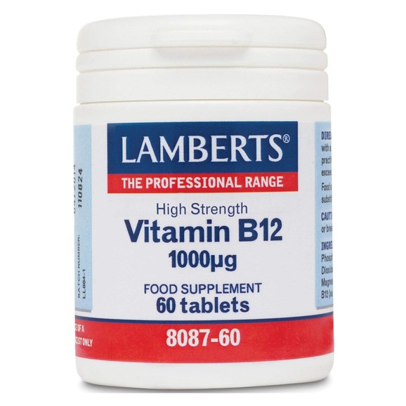 Lamberts Vitamin B-12 1000μg 60 tabs Lamberts Vitamin B-12 1000μg 60 tabs