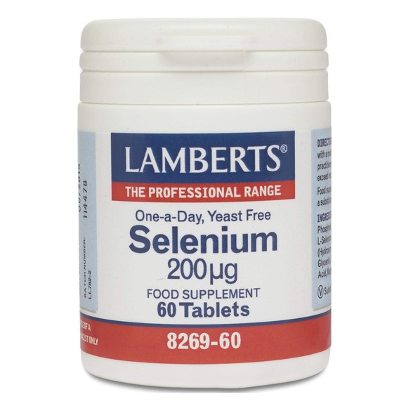 Lamberts Selenium 200 μg 60 tabs Lamberts Selenium 200 μg 60 tabs