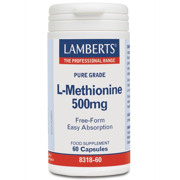 Lamberts L-Methionine 500mg 60 caps