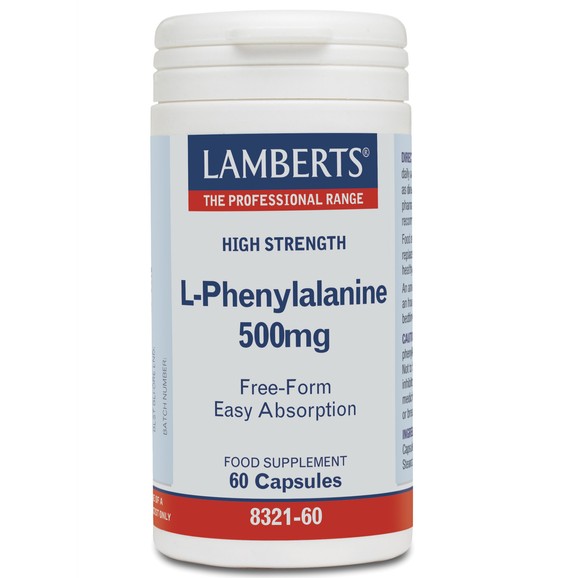 Lamberts L-Phenylalanine 500mg 60caps