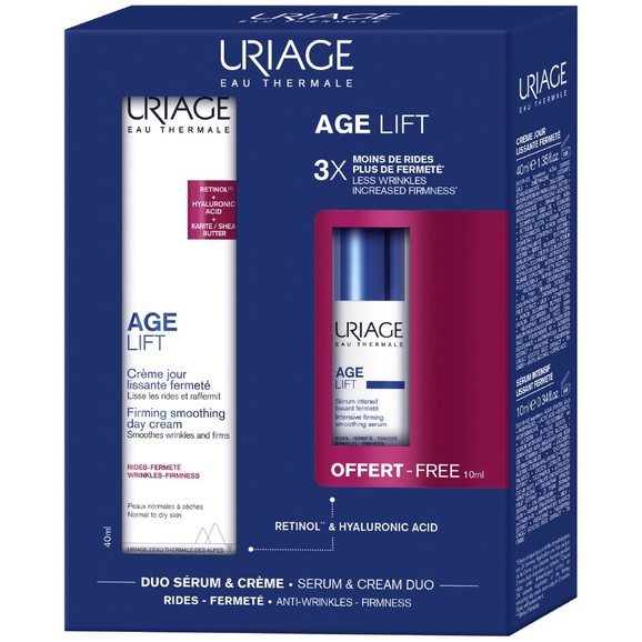 Uriage Promo Age Lift Firming Smoothing Day Cream 40ml & Intensive Firming Smoothing Serum 10ml Uriage Promo Age Lift Firming Smoothing Day Cream 40ml & Intensive Firming Smoothing Serum 10ml