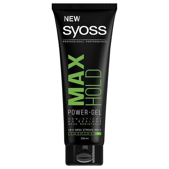 Syoss Max Hold Power Gel Επαγγελματικό Gel Μαλλιών για Δυνατό Κράτημα & Styling Μεγάλης Διάρκειας 250ml Syoss Max Hold Power Gel Επαγγελματικό Gel Μαλλιών για Δυνατό Κράτημα & Styling Μεγάλης Διάρκειας 250ml