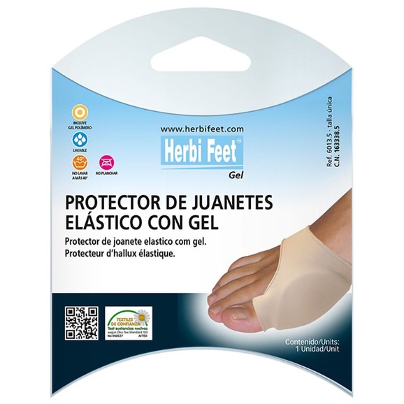 Herbi Feet Elastic Bunion Protectror with Gel One Size - 1 Τεμάχιο