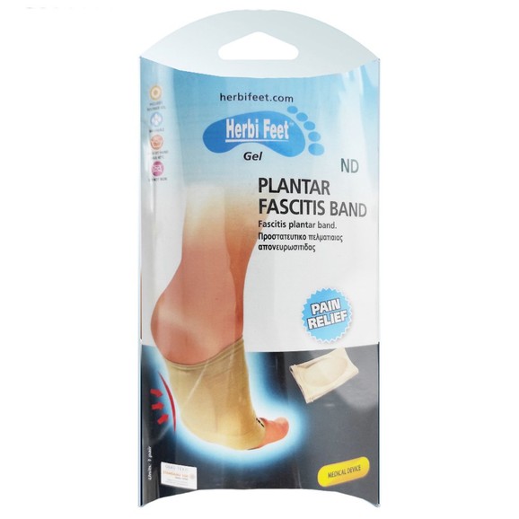 Herbi Feet Plantar Fascitis Band Pain Relief One Size 2 Τεμάχια