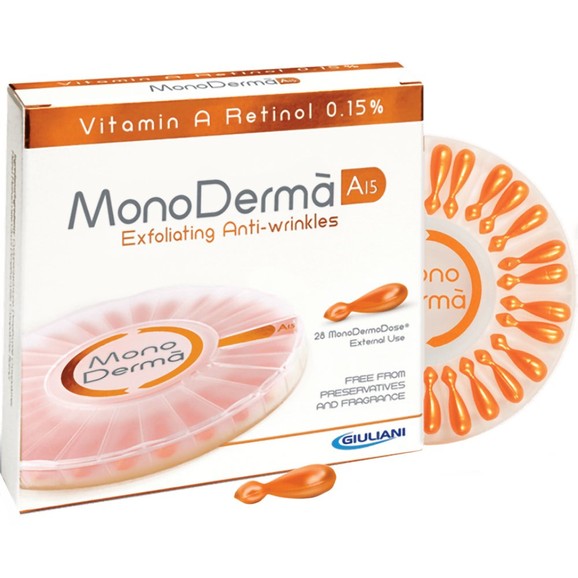 Monoderma A15 Exfoliating Anti-Wrinkles 28veg.caps (28x0.5ml)