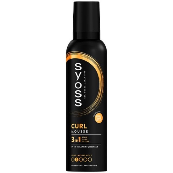Syoss Curl Mouse 3in1 With Vitamin Complex Long Lasting Hold 250ml
