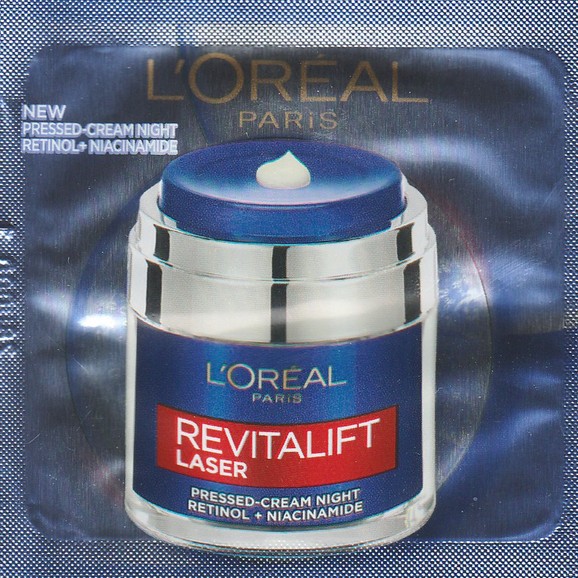 Δείγμα L\'oreal Paris Revitalift Laser Retinol & Niacinamide Pressed Night Cream 1ml Δείγμα L\'oreal Paris Revitalift Laser Retinol & Niacinamide Pressed Night Cream 1ml
