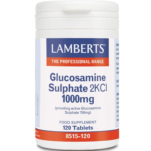Lamberts Glucosamine Sulphate 2KCI 1000mg 120 tabs