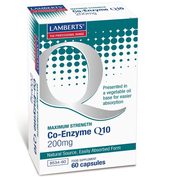 Lamberts Co-Enzyme Q10 200mg 60 caps