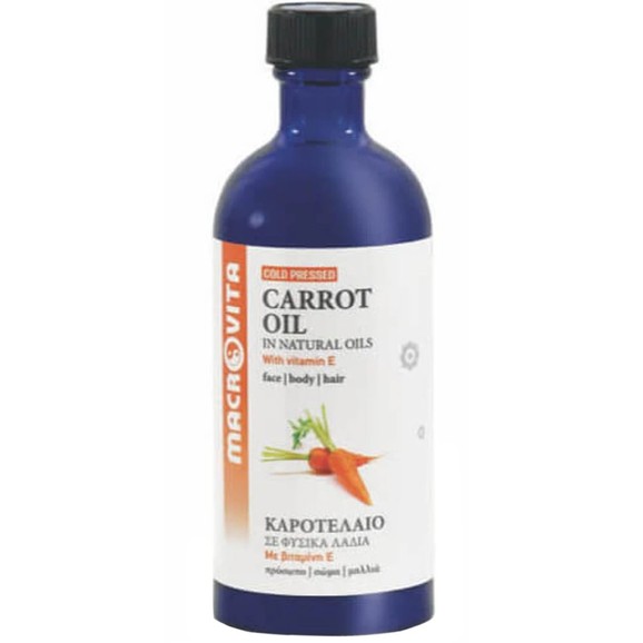 Macrovita Carrot With Vitamin E Face, Body & Hair Oil 100ml