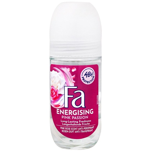 Fa Energising Pink Passion 48h Anti Perspirant Deodorant Roll on 50ml