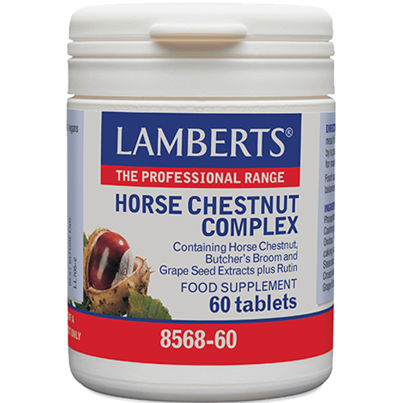 Lamberts Horse Chestnut Complex Συμπλήρωμα Διατροφής Κατάλληλο για την Φυσιολογική Φλεβική Λειτουργία 60Tablets Lamberts Horse Chestnut Complex Συμπλήρωμα Διατροφής Κατάλληλο για την Φυσιολογική Φλεβική Λειτουργία 60Tablets