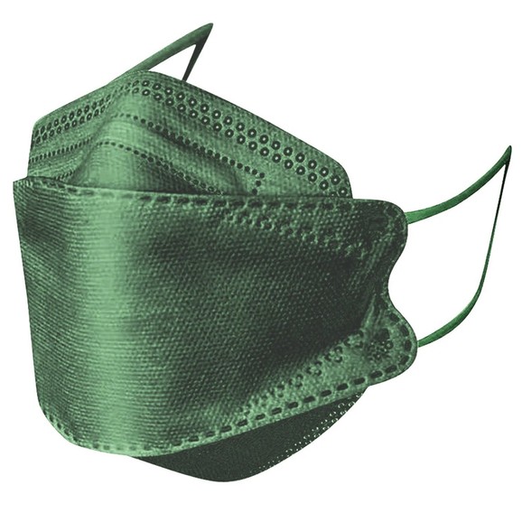 Famex Mask Μάσκα Υψηλής Προστασίας μιας Χρήσης FFP2 NR KN95 σε Πράσινο Χρώμα 1 Τεμάχιο