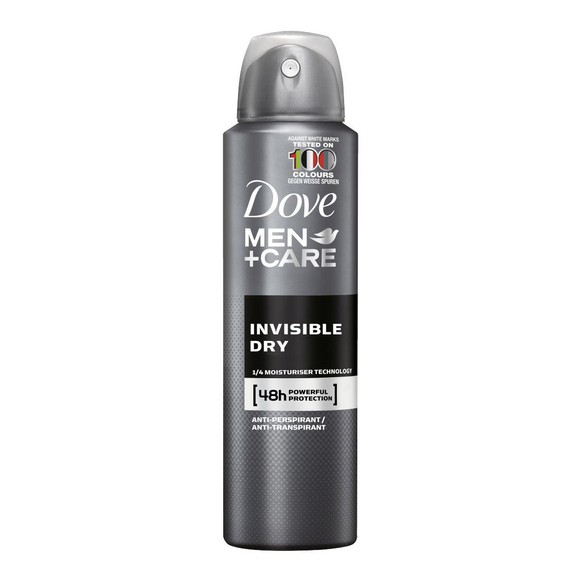 Dove Deo Spray Men Care Invisible Dry Ανδρικό Αποσμητικό για Δυνατή Προστασία Κατά του Ιδρώτα & των Λευκών Σημαδιών 150ml Dove Deo Spray Men Care Invisible Dry Ανδρικό Αποσμητικό για Δυνατή Προστασία Κατά του Ιδρώτα & των Λευκών Σημαδιών 150ml