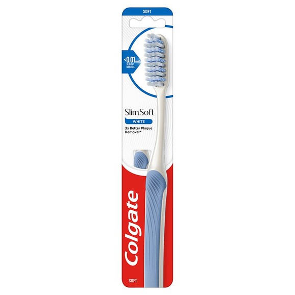 Colgate Slim Soft White 0.01mm 1 Τεμάχιο - Μπλέ