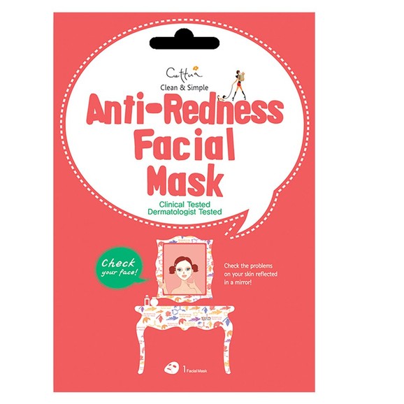Cettua Anti-Redness Facial Mask 1 Τεμάχιο
