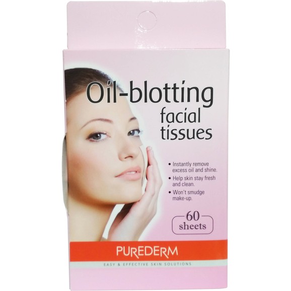 Δώρο Vican Purederm Oil-blotting Facial Tissues Μαντηλάκια για τη Ρύθμιση της Λιπαρότητας & της Γυαλάδας του Προσώπου 60 Sheets