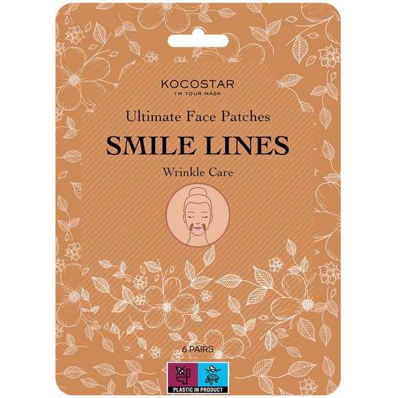 Kocostar Wrinkle Care Smile Lines Ultimate Face Patches 6 Ζευγάρια