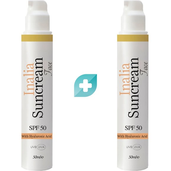 Σετ Inalia Suncream Face Spf50, 2x50ml